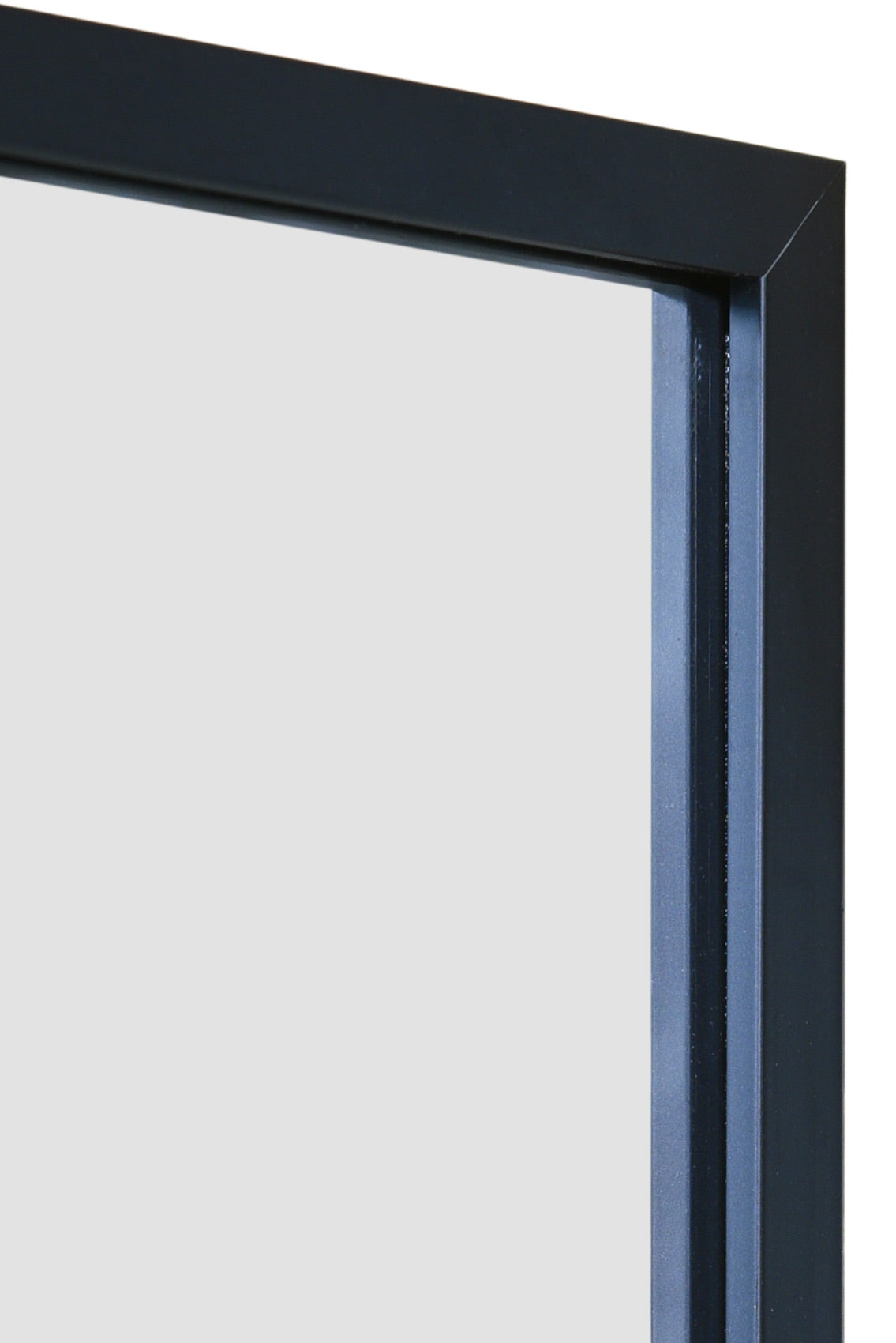 The Artus - Sleek Black Aluminium Framed Wall Mirror 35" X 24" (90CM X 60CM)-7