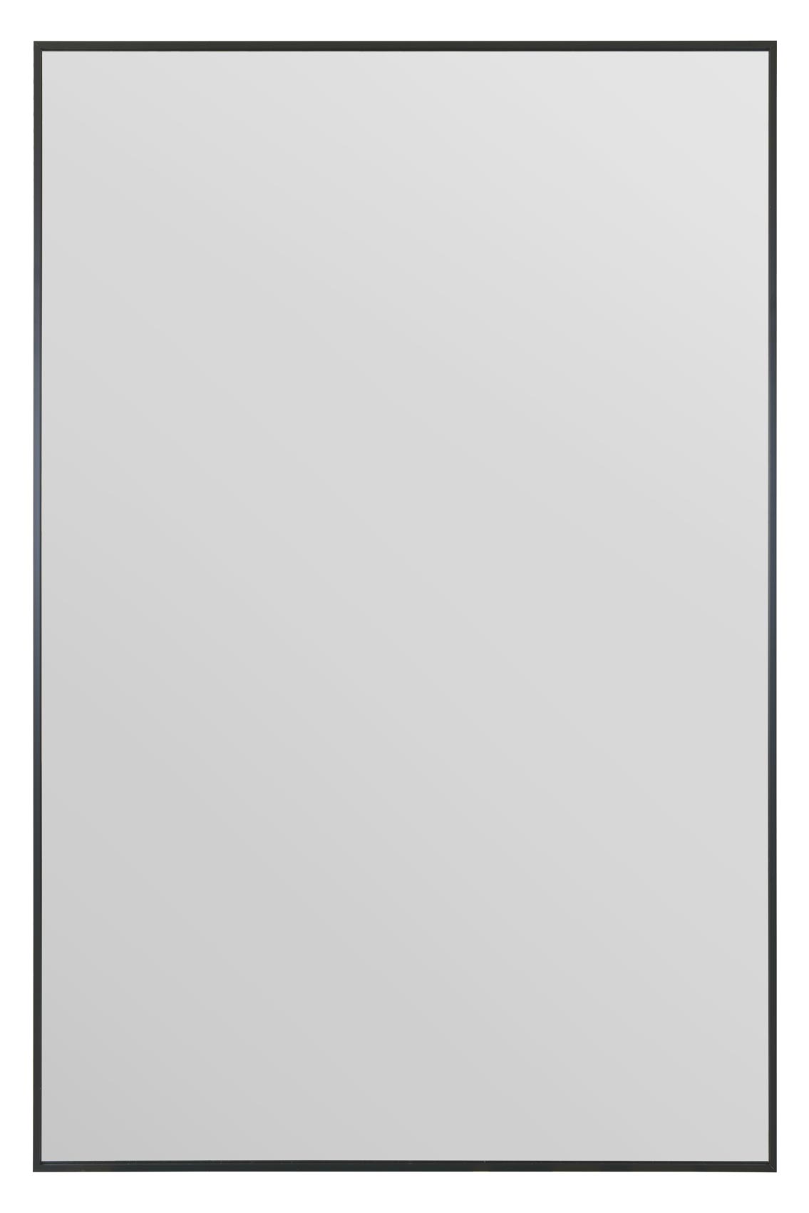 The Artus - Sleek Black Aluminum Framed Wall Mirror 47" X 31" (120CM X 80CM)-2