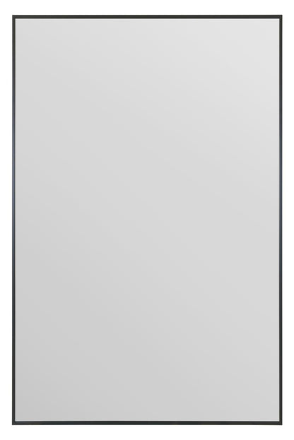 The Artus - Sleek Black Aluminum Framed Wall Mirror 47" X 31" (120CM X 80CM)-2