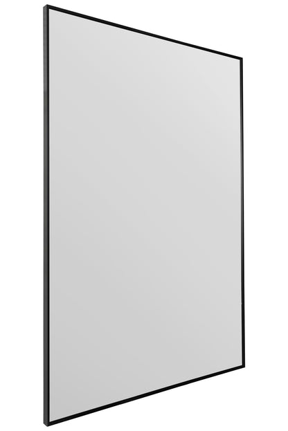 The Artus - Sleek Black Aluminum Framed Wall Mirror 47" X 31" (120CM X 80CM)-3