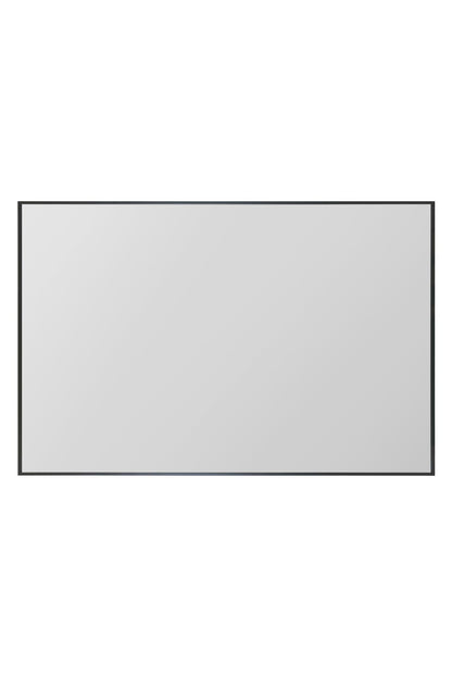 The Artus - Sleek Black Aluminum Framed Wall Mirror 47" X 31" (120CM X 80CM)-4