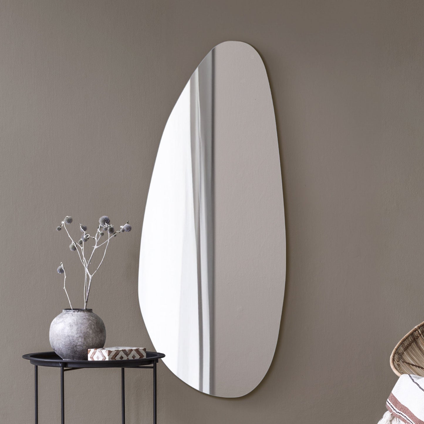 The Reflection - Sleek Frameless Wall Mirror for Ponds 47" X 20" (120CM X 50CM)-5