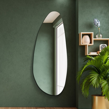 Lacuna Frameless Wall Mirror for Ponds - 63" x 26" (160x67CM)-5