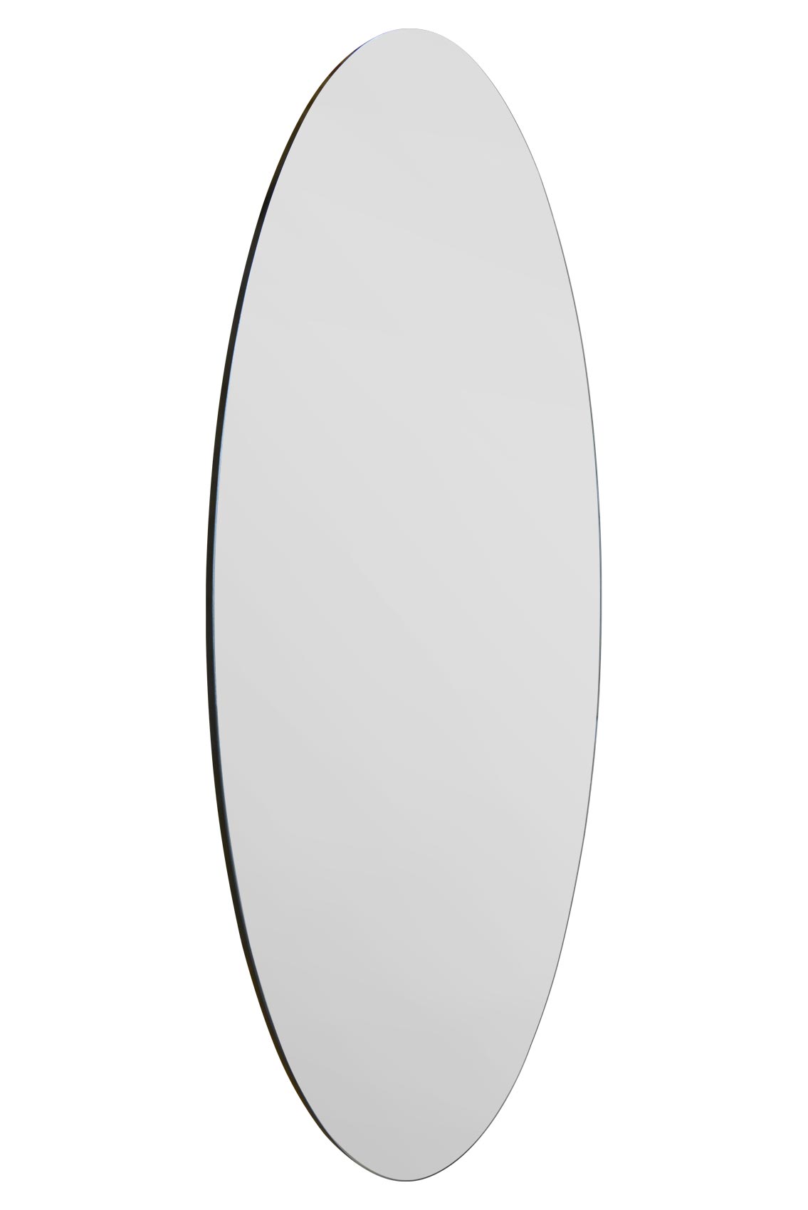 The Ovale - Sleek 47" X 20" (120x50CM) Frameless Oval Mirror-3