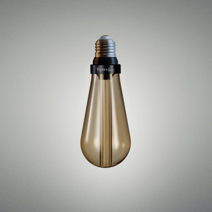 Buster Bulb Gold grey background 