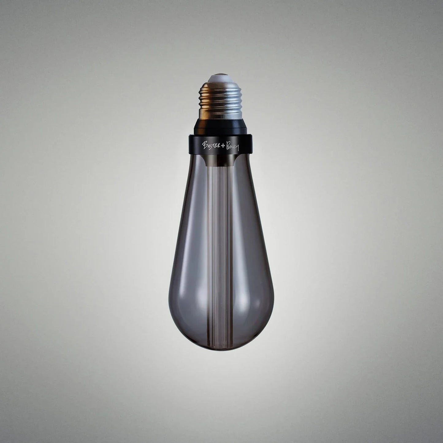 Buster Bulb smoked bronze grey background 