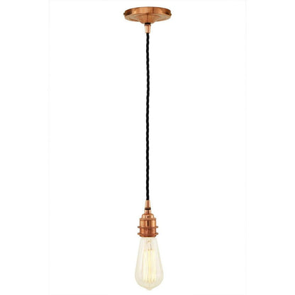 Lome Vintage Bare Bulb Pendant Light