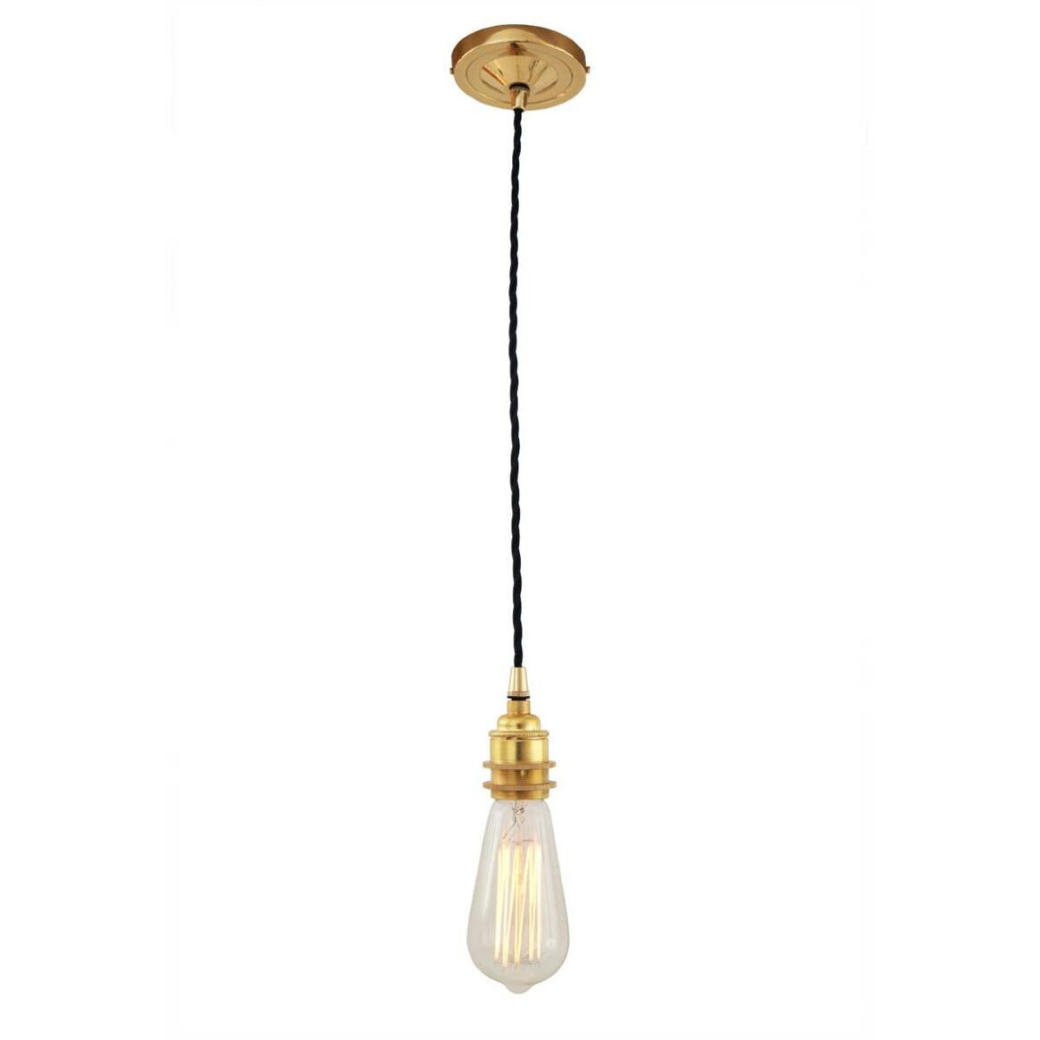 Lome Vintage Bare Bulb Pendant Light