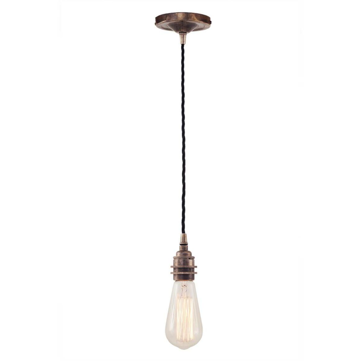 Lome Vintage Bare Bulb Pendant Light