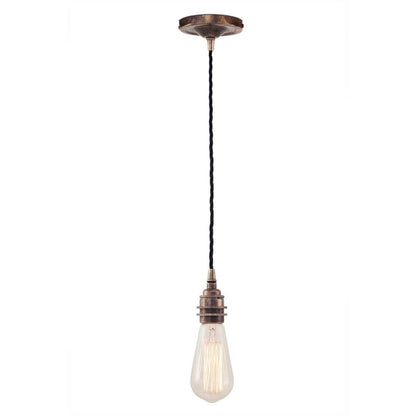 Lome Vintage Bare Bulb Pendant Light