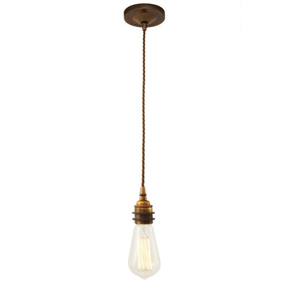 Lome Vintage Bare Bulb Pendant Light