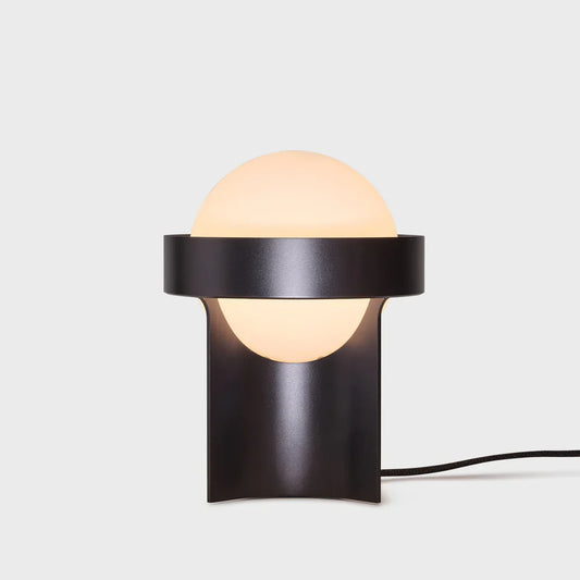 Large Loop Table Lamp with Sphere IV Dark Grey still 1