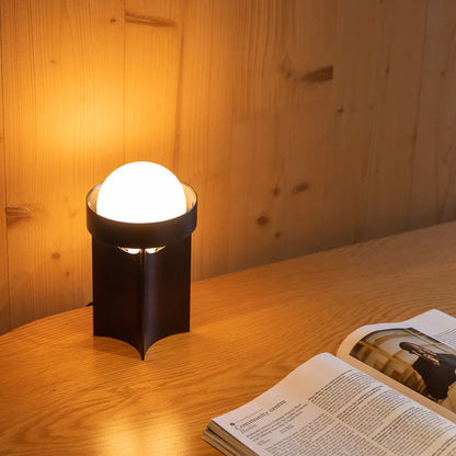 Small Loop Table Lamp with Sphere III Dark grey Lifestyle 2