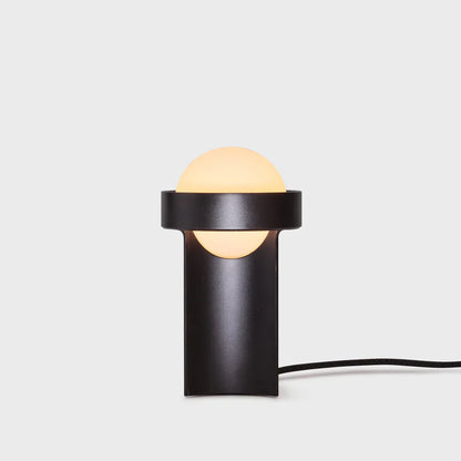 Small Loop Table Lamp with Sphere III Dark grey still 1