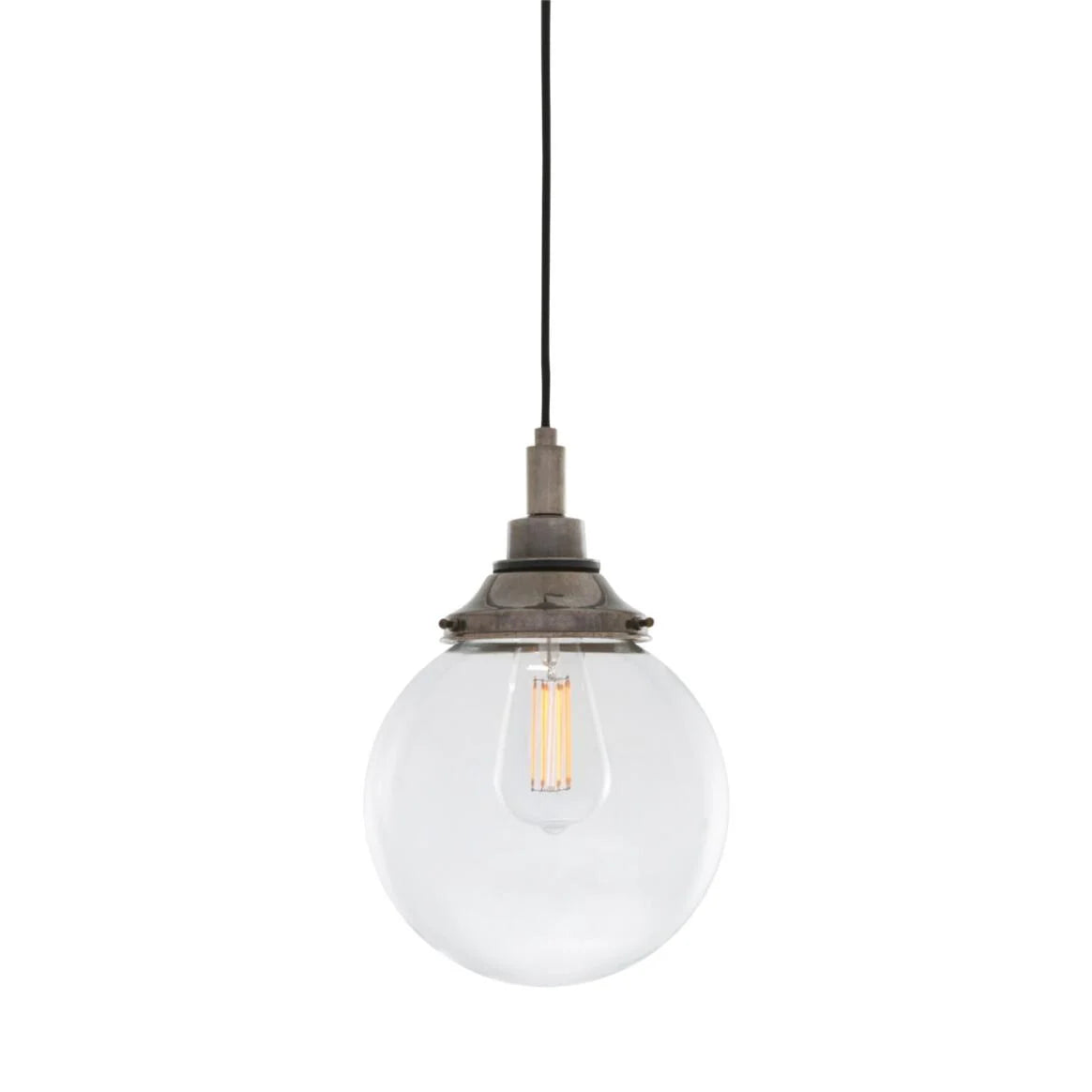 Laguna Clear Globe Pendant Light 20cm IP44