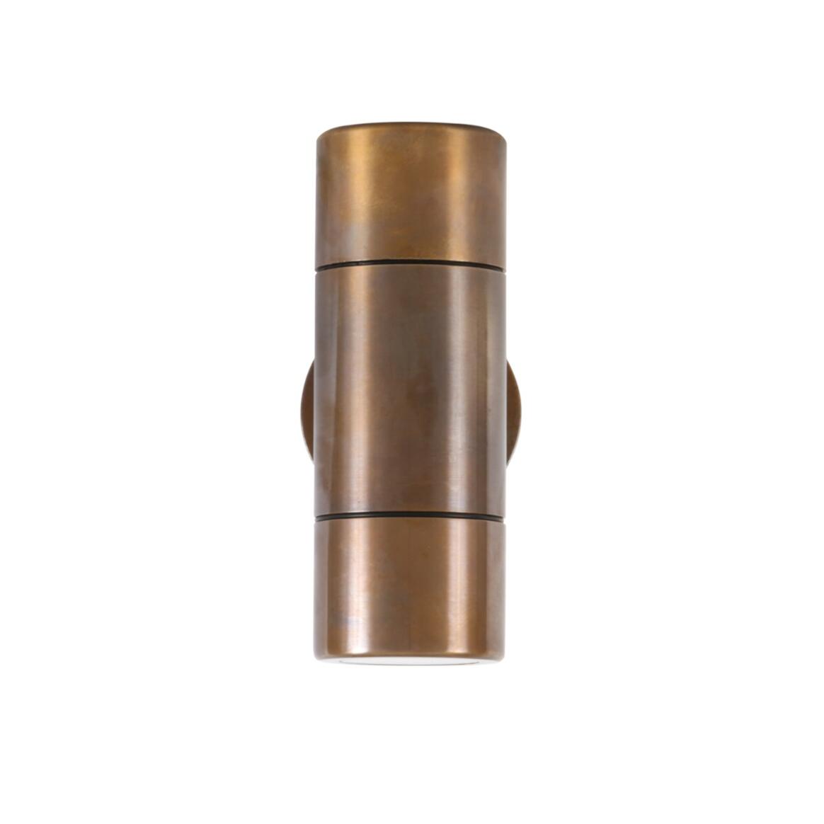 Lana Up / Down Brass Wall Light IP44 / IP65