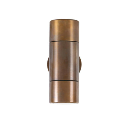 Lana Up / Down Brass Wall Light IP44 / IP65