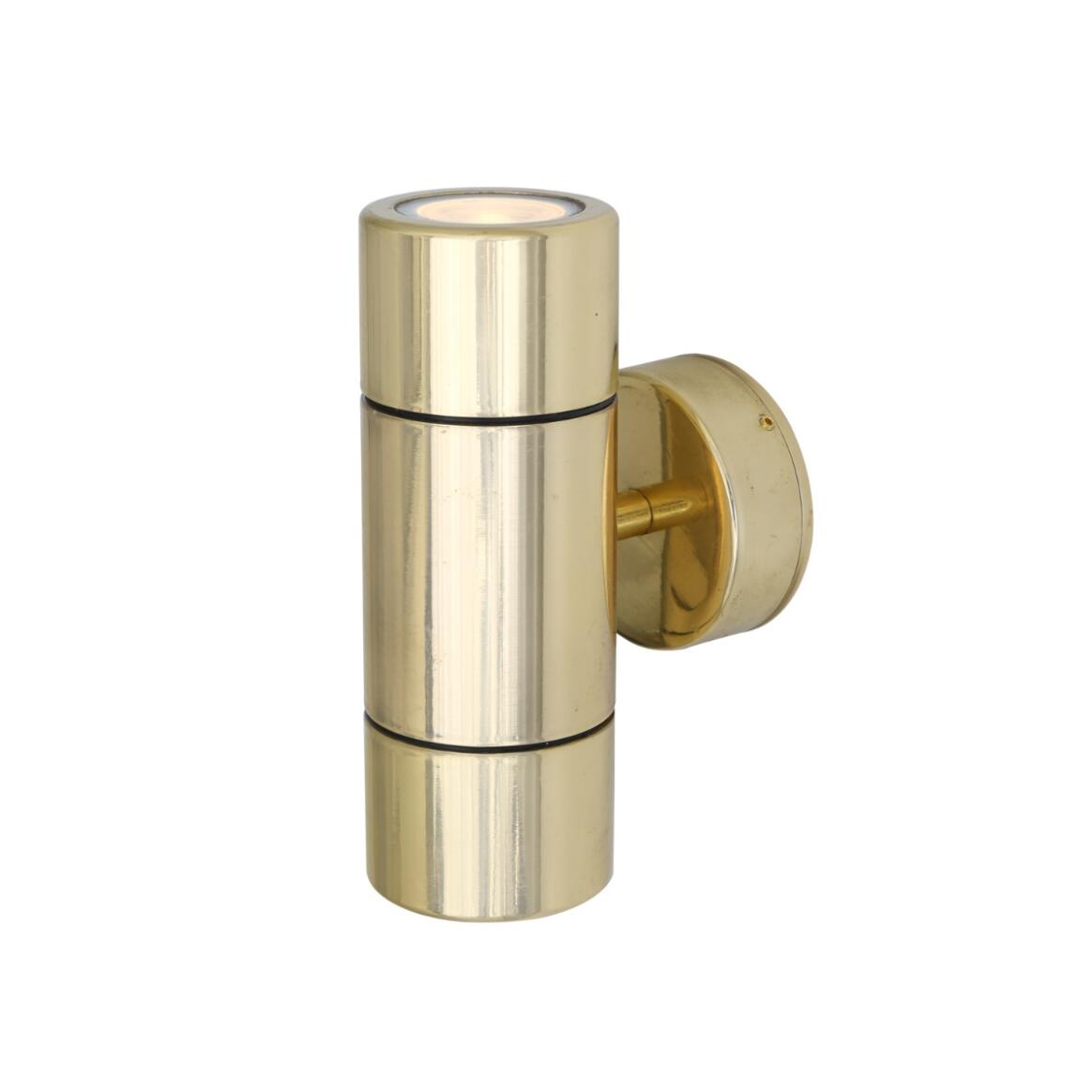 Lana Up / Down Brass Wall Light IP44 / IP65