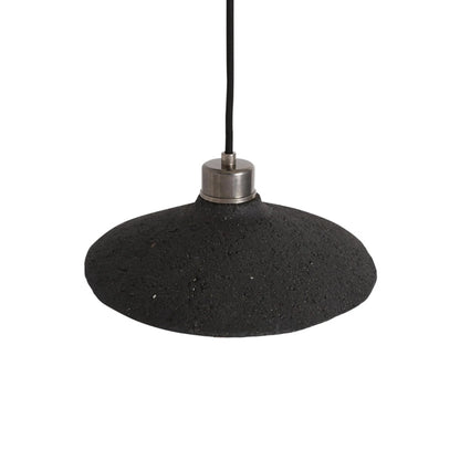 Pyrus Ceramic Pendant Light 28cm, Black Clay