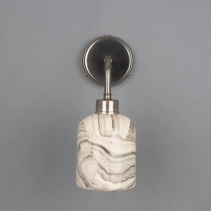 Osier Marbled Ceramic Wall Light