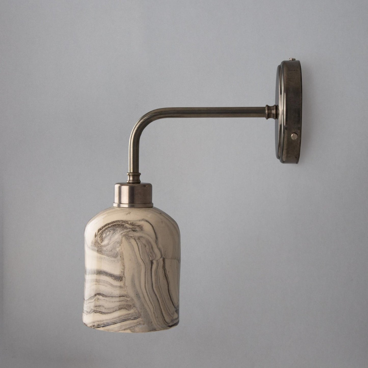 Osier Marbled Ceramic Wall Light