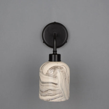 Osier Marbled Ceramic Wall Light