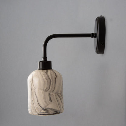 Osier Marbled Ceramic Wall Light