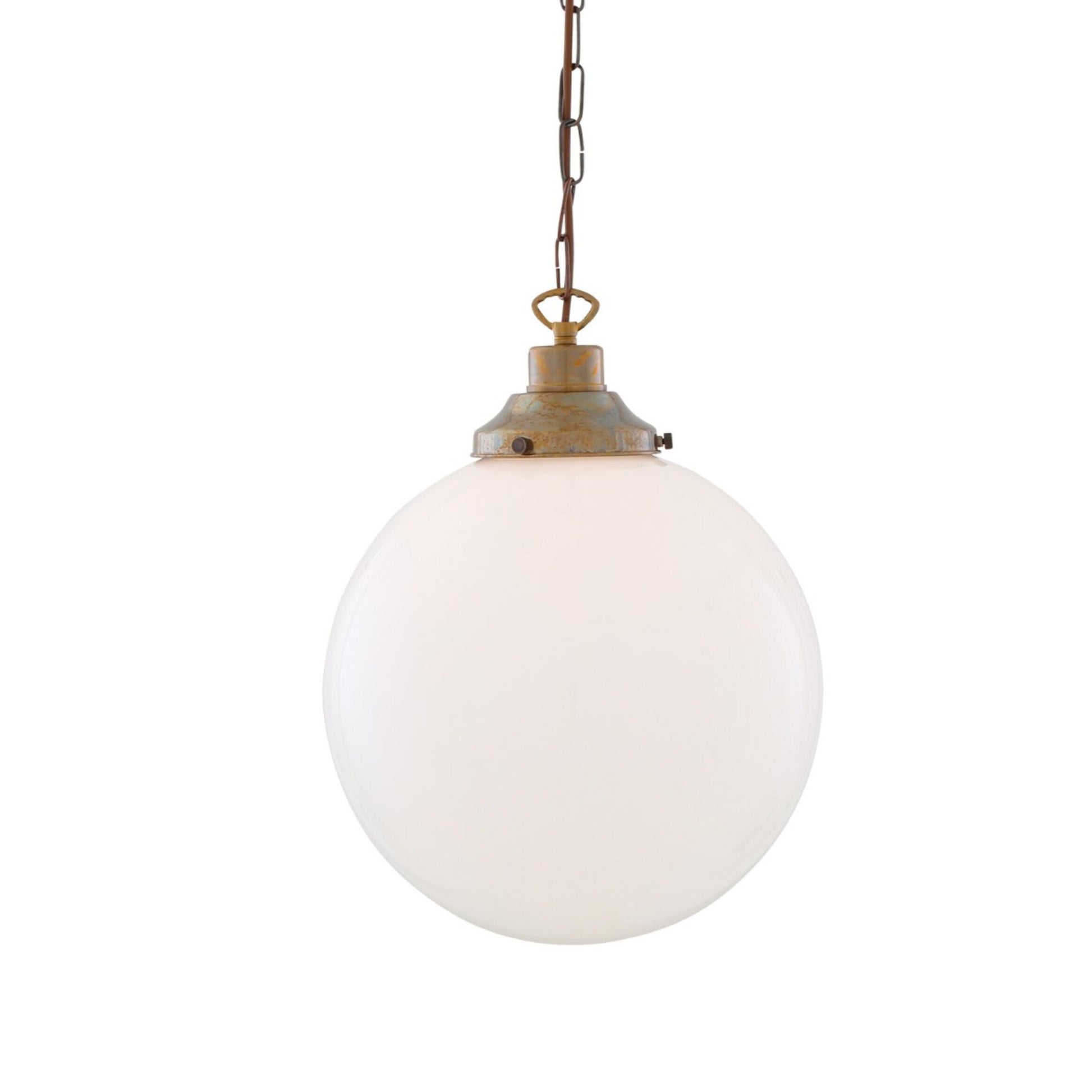 Yerevan Opal Glass Globe Pendant Light 30cm, product shot