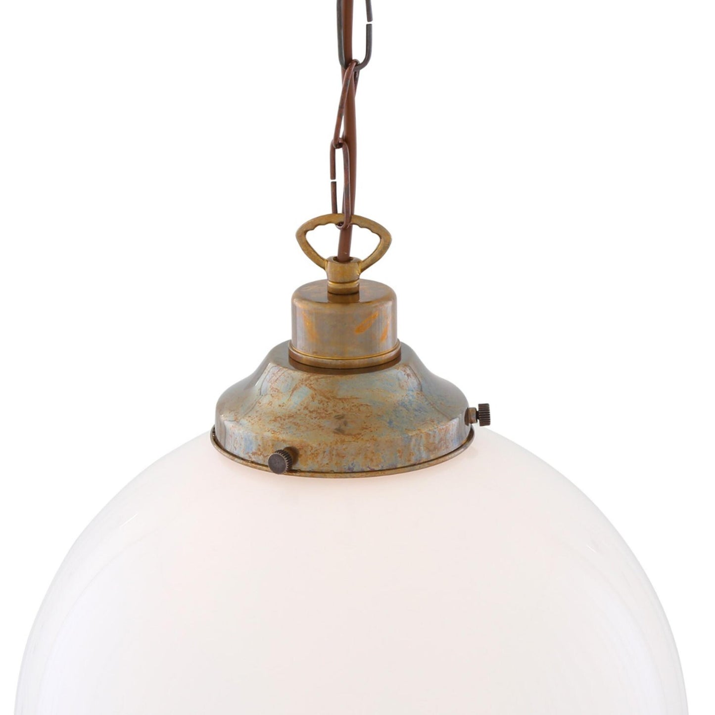 Yerevan Opal Glass Globe Pendant Light 30cm, product shot