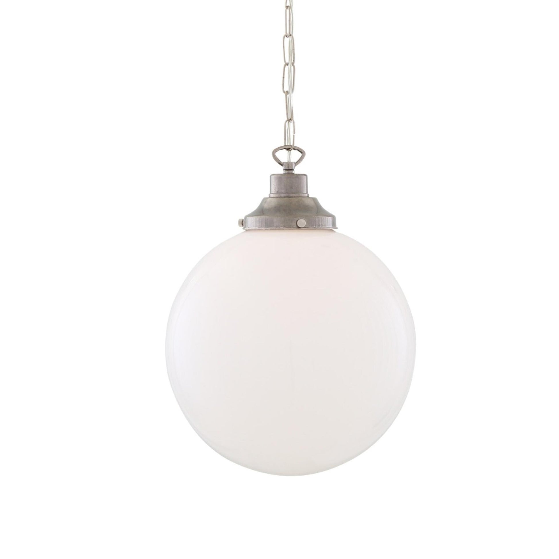 Yerevan Opal Glass Globe Pendant Light 30cm, product shot