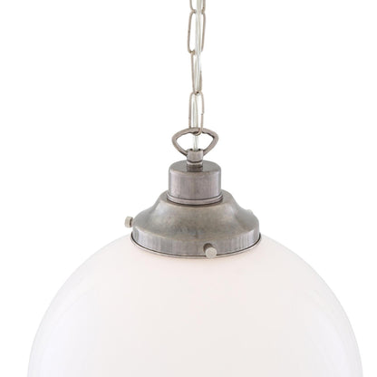 Yerevan Opal Glass Globe Pendant Light 30cm, product shot