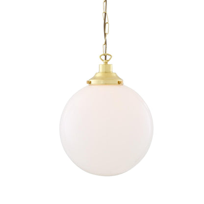 Yerevan Opal Glass Globe Pendant Light 30cm, product shot