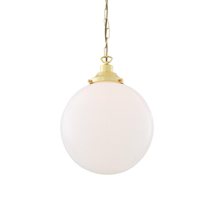 Yerevan Opal Glass Globe Pendant Light 30cm, product shot