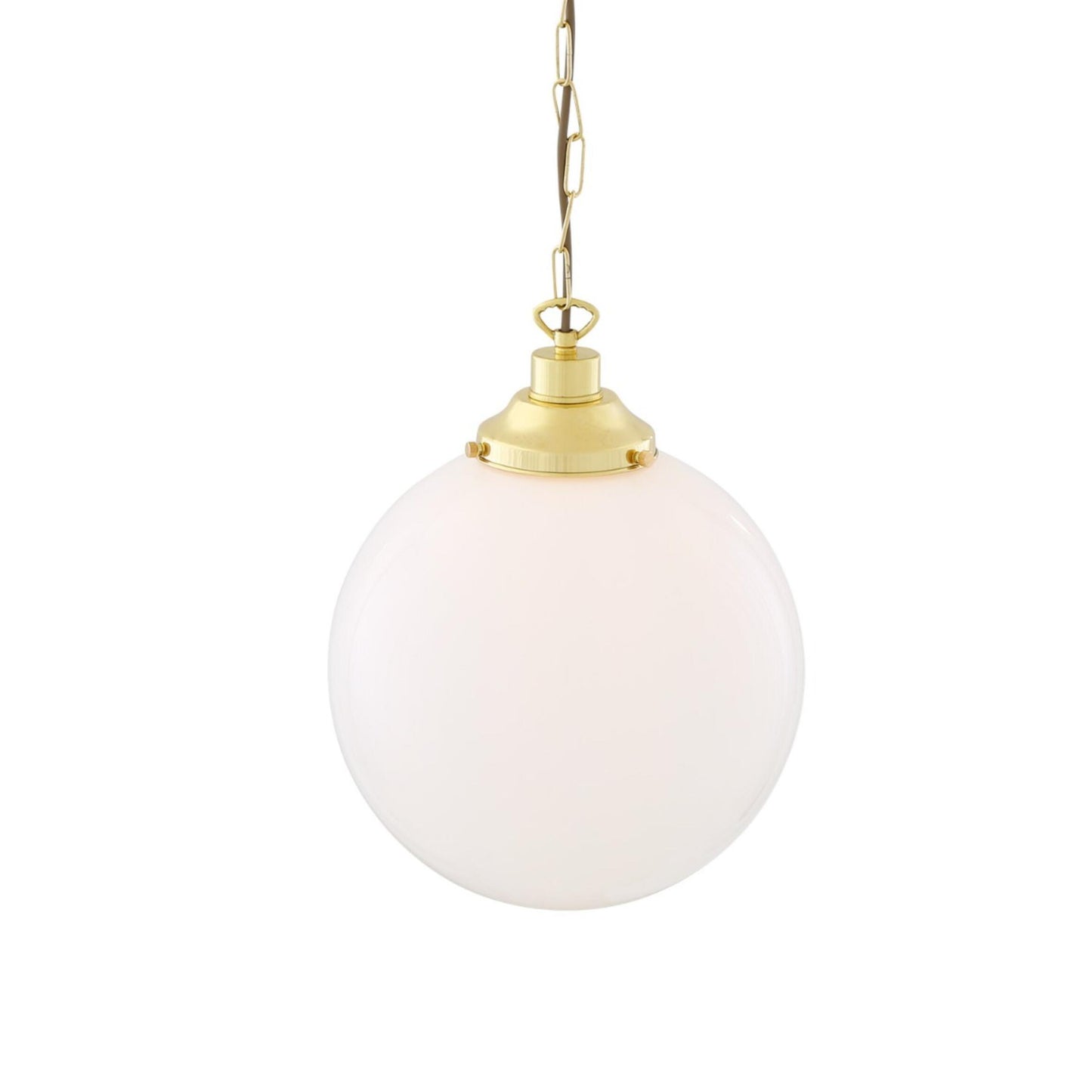 Yerevan Opal Glass Globe Pendant Light 30cm, product shot