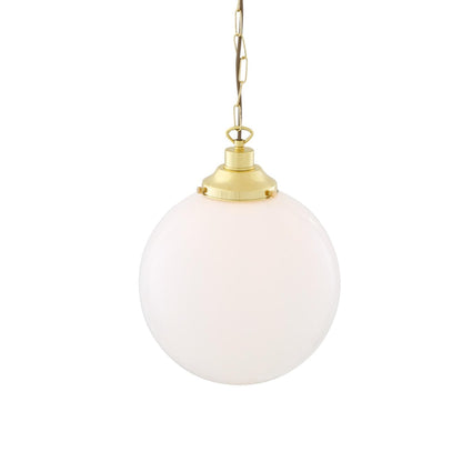 Yerevan Opal Glass Globe Pendant Light 30cm, product shot