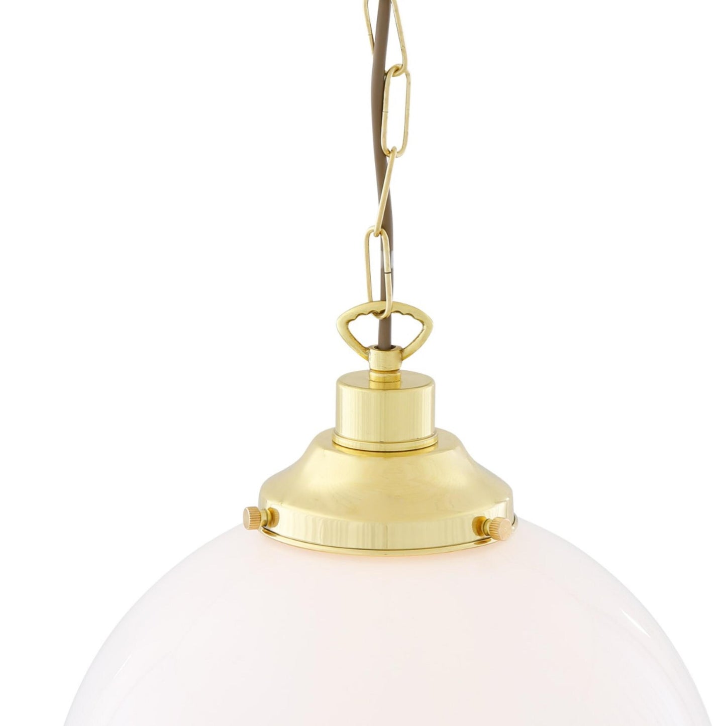 Yerevan Opal Glass Globe Pendant Light 30cm, product shot