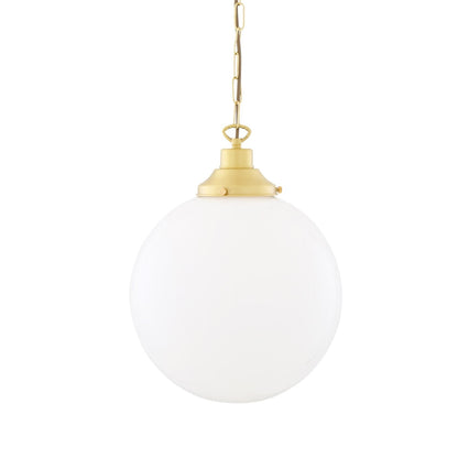 Yerevan Opal Glass Globe Pendant Light 30cm, product shot