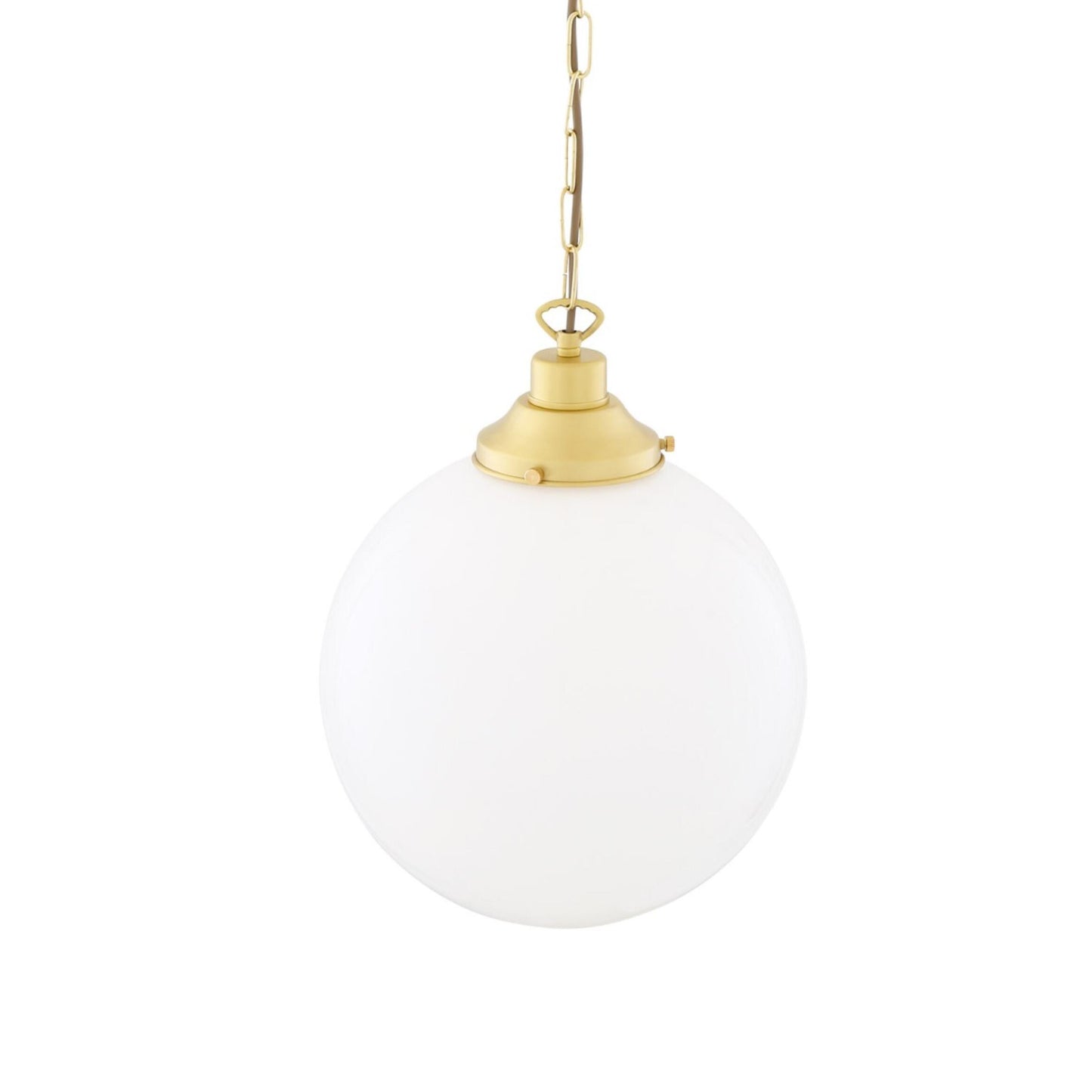 Yerevan Opal Glass Globe Pendant Light 30cm, product shot