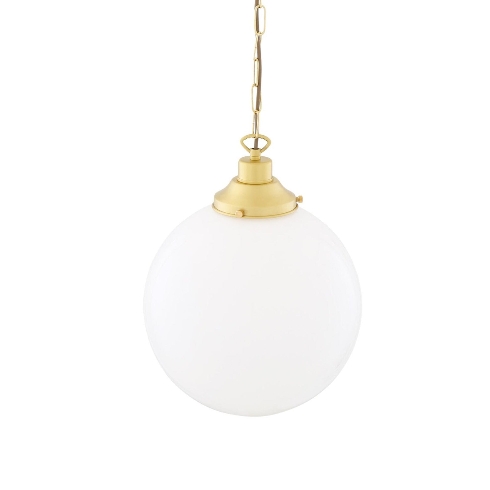 Yerevan Opal Glass Globe Pendant Light 30cm, product shot