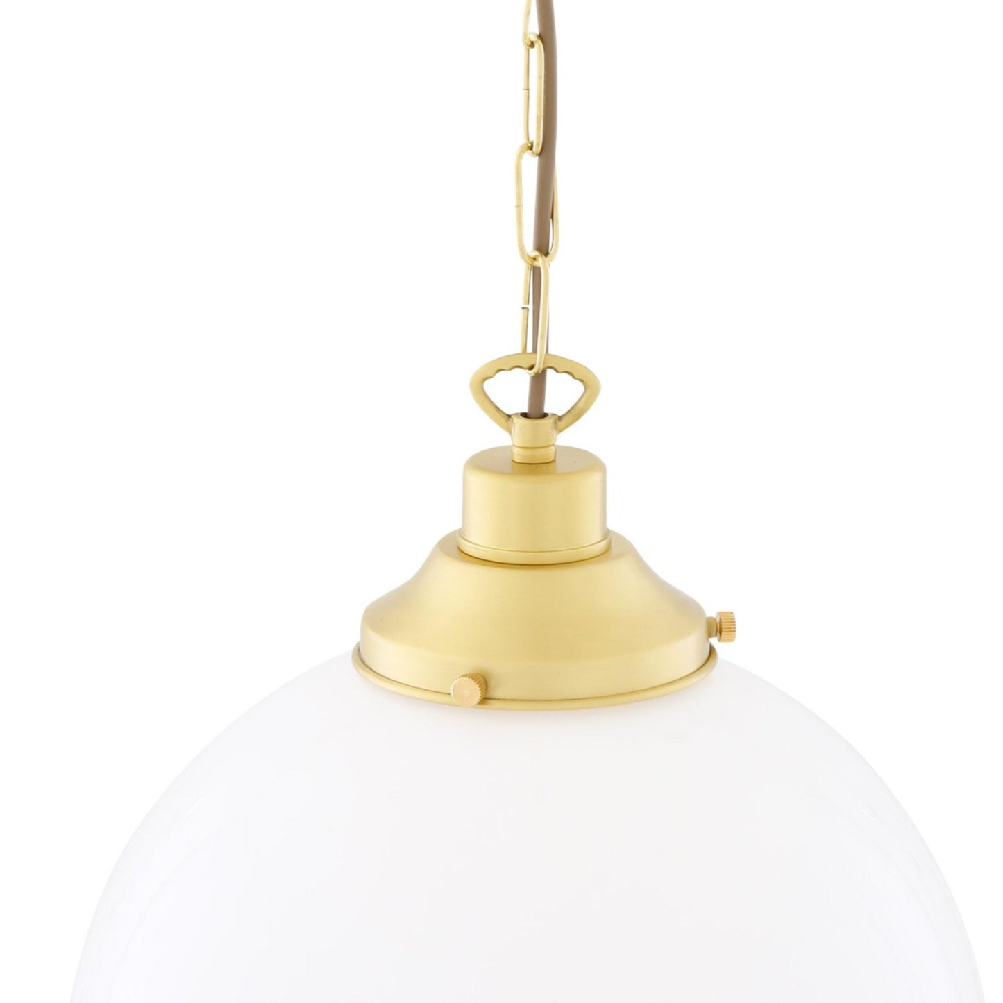 Yerevan Opal Glass Globe Pendant Light 30cm, product shot