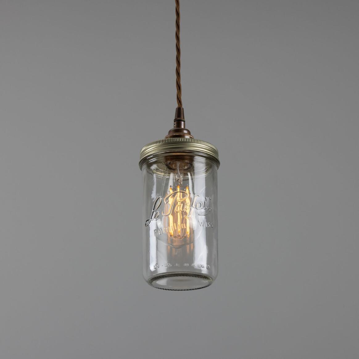 Jam Jar Vintage Pendant Light