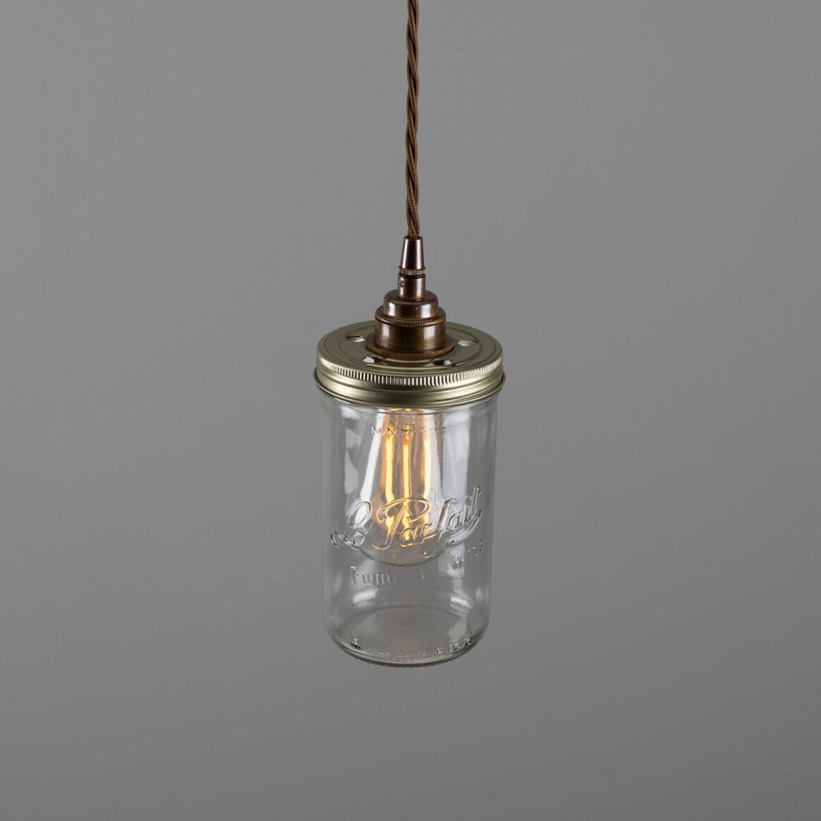 Jam Jar Vintage Pendant Light