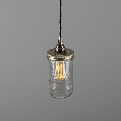 Jam Jar Vintage Pendant Light