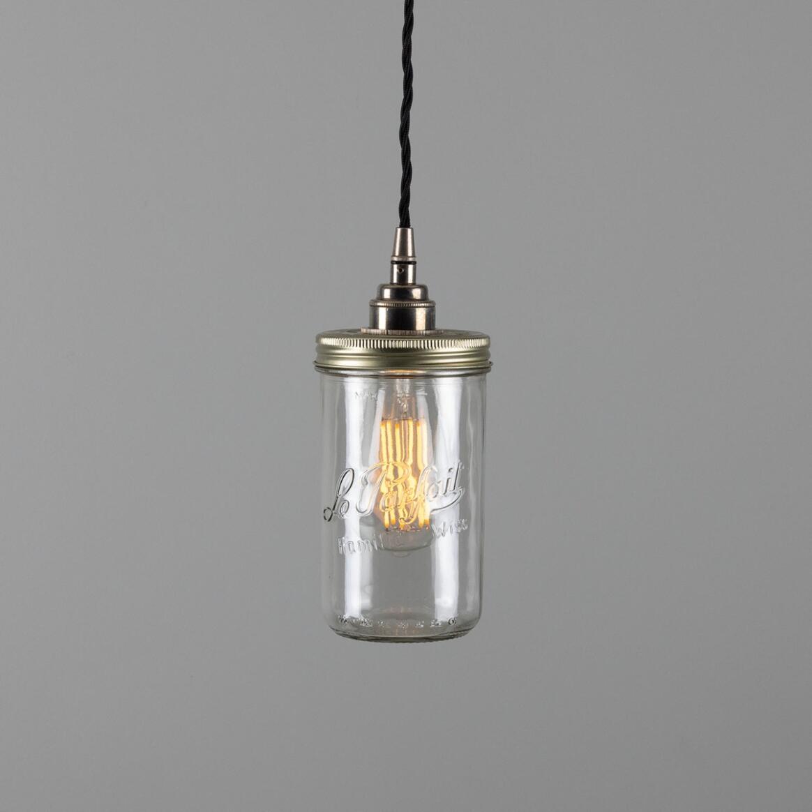 Jam Jar Vintage Pendant Light