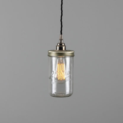 Jam Jar Vintage Pendant Light