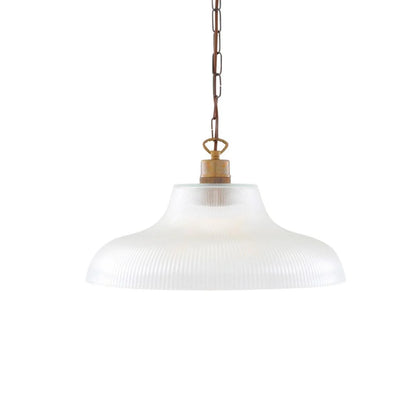 London Prismatic Railway Glass Pendant Light 40cm