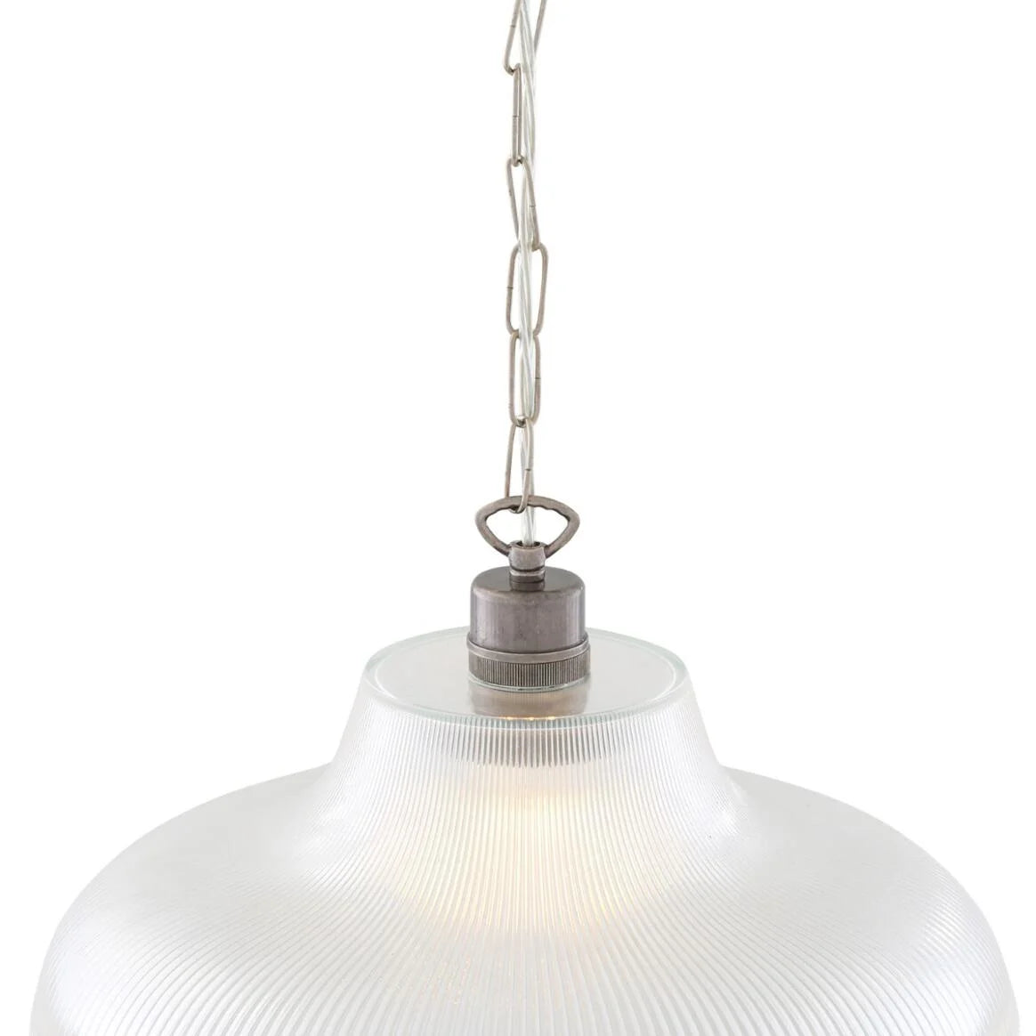 London Prismatic Railway Glass Pendant Light 40cm