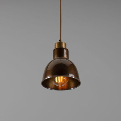 Baku Vintage Brass Pendant Light 15cm