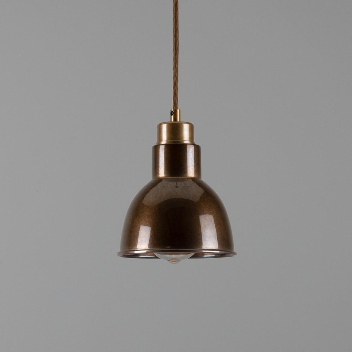 Baku Vintage Brass Pendant Light 15cm