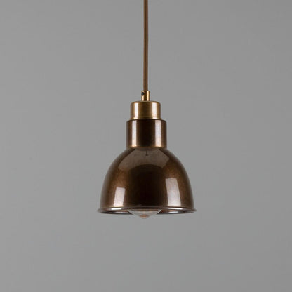 Baku Vintage Brass Pendant Light 15cm